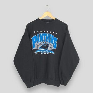 Vintage Carolina Panthers Sweatshirt NFL Football Pullover shirt y2k